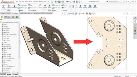 solidworks drafting metal fabrication|solidworks sheet metal maker.